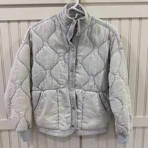 Women’s BlankNYC Quilted denim Jacket size XS